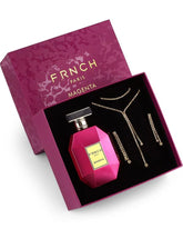 FRNCH MAGENTA WOMEN'S PERFUME 75 ML WITH A GIFT WOMEN'S ZIRCON SET